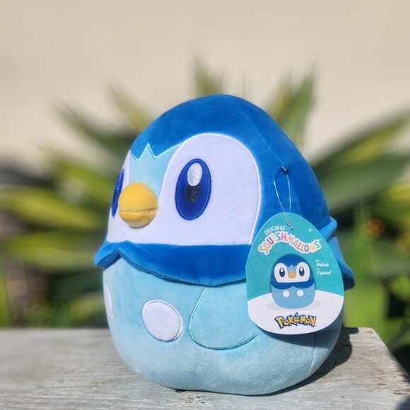 NEW Squishmallows Pokemon 10" Piplup Penguin Plush Stuffed Animal Toy VALENTINES - Picture 1 of 12